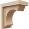 Ekena Millwork 3"W x 6"D x 6"H Classic Emerson Rough Cedar Woodgrain TimberThane Corbel, Primed Tan CORUR03X06X06EMRRCPR - alternate 1